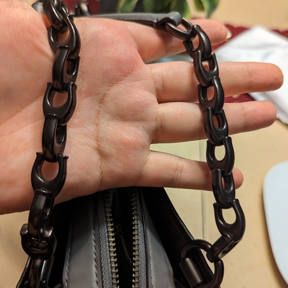 ❌SOLD❌Coach Gray Rogue Shoulder Bag - Picture 10 of 11